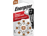 Batteri ENERGIZER hörsel 312 brun 8/fp Primmeshiper