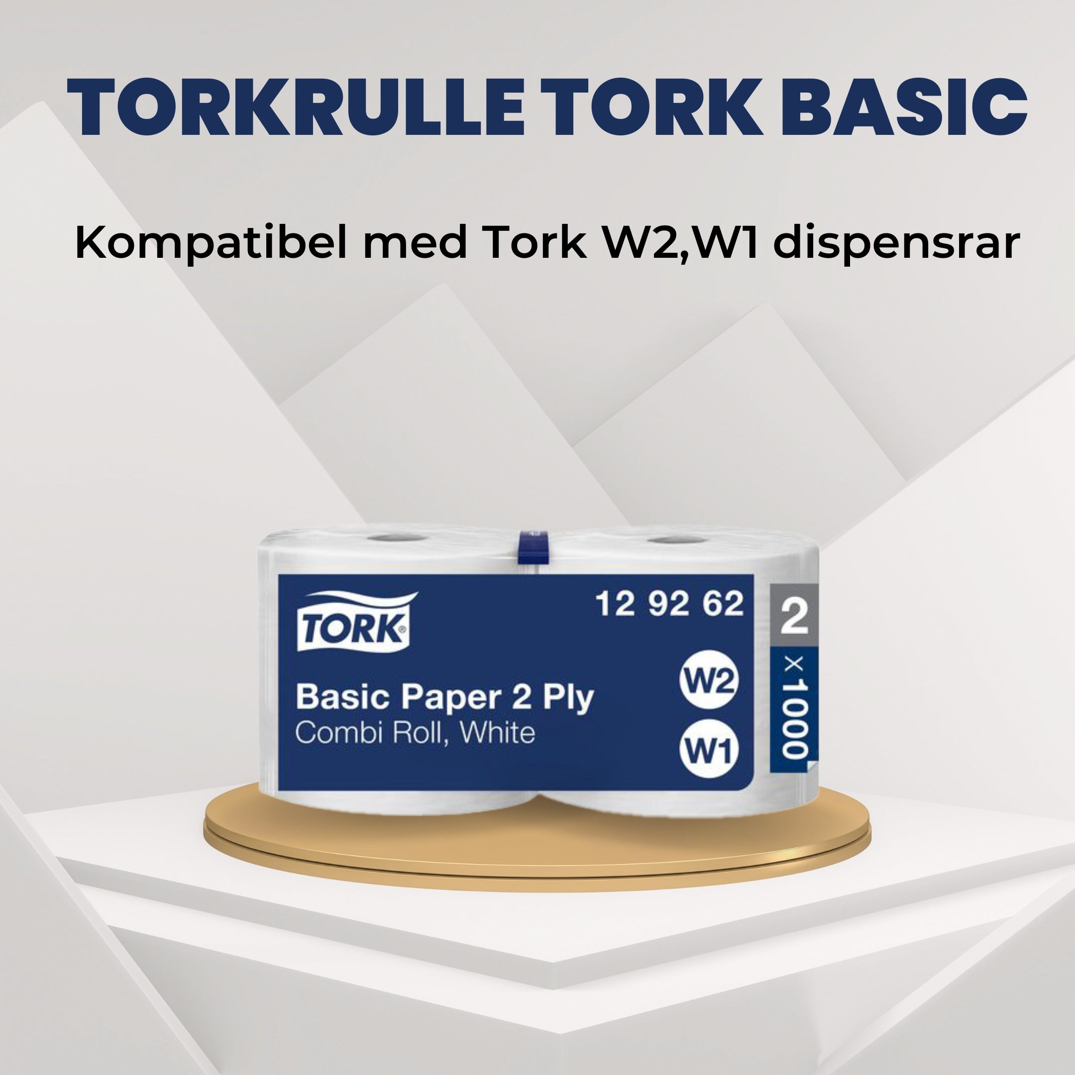 Torkrulle TORK Basic W1/2 Uni 2-lag 340m - Primmeshiper