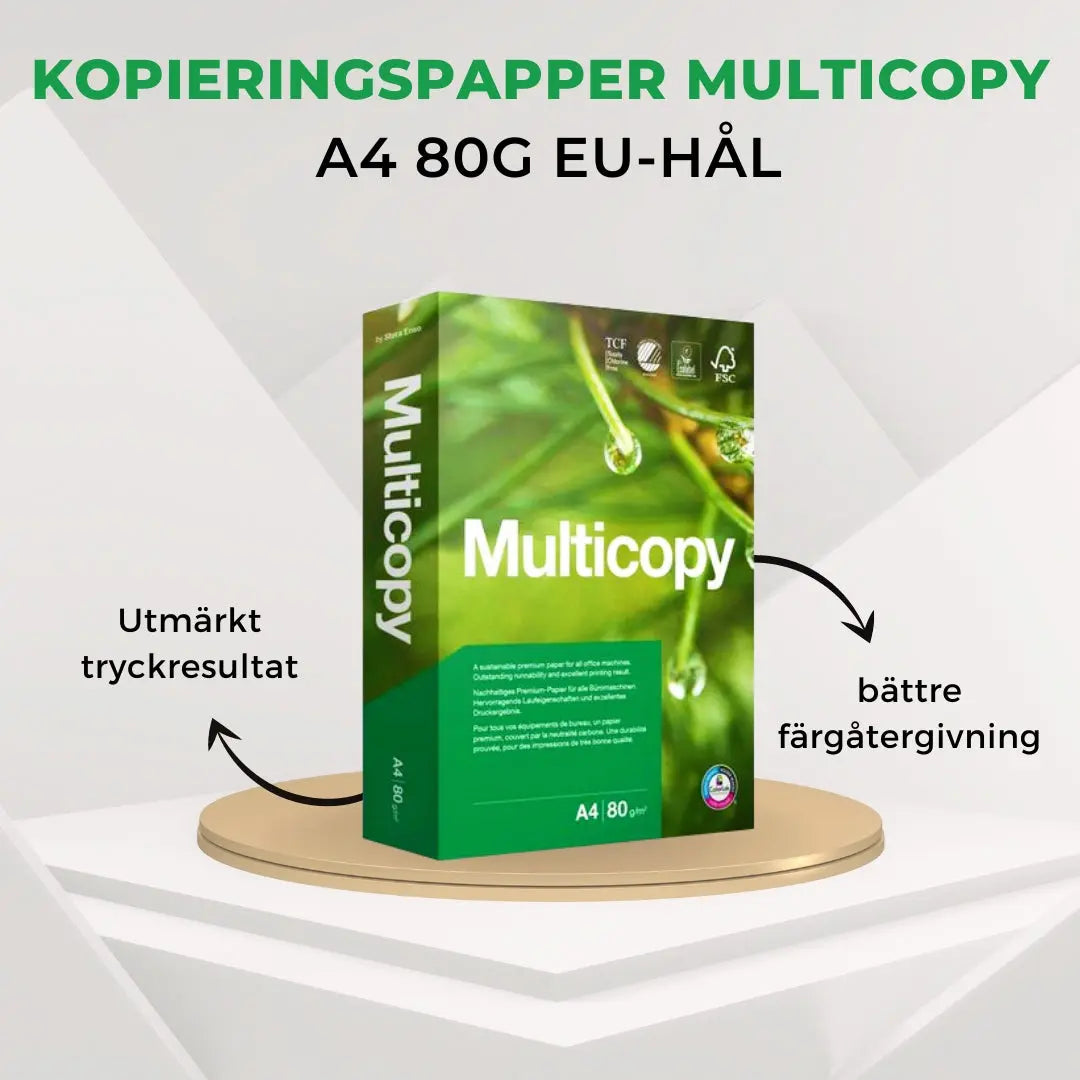 Kop.ppr MULTICOPY A4 80g EU hål - Primmeshiper
