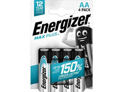 Batteri ENERGIZER Max Plus AA 4/fp - Primmeshiper