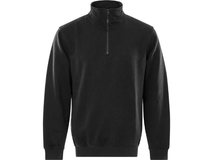 Sweatshirt halfzip FRISTADS 1737 sv S Primmeshiper