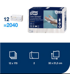 Handduk TORK H2 compressed 2040/KRT - Primmeshiper