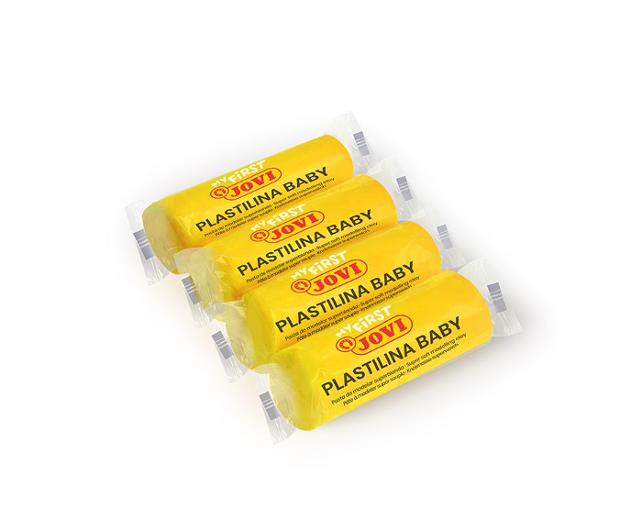 Modellera PLASTILINA Baby 18x38g gul