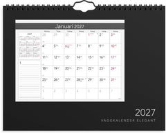 Väggkalender Elegant 2027