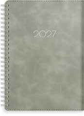 Kalender Business A5 Twist 2027 grå