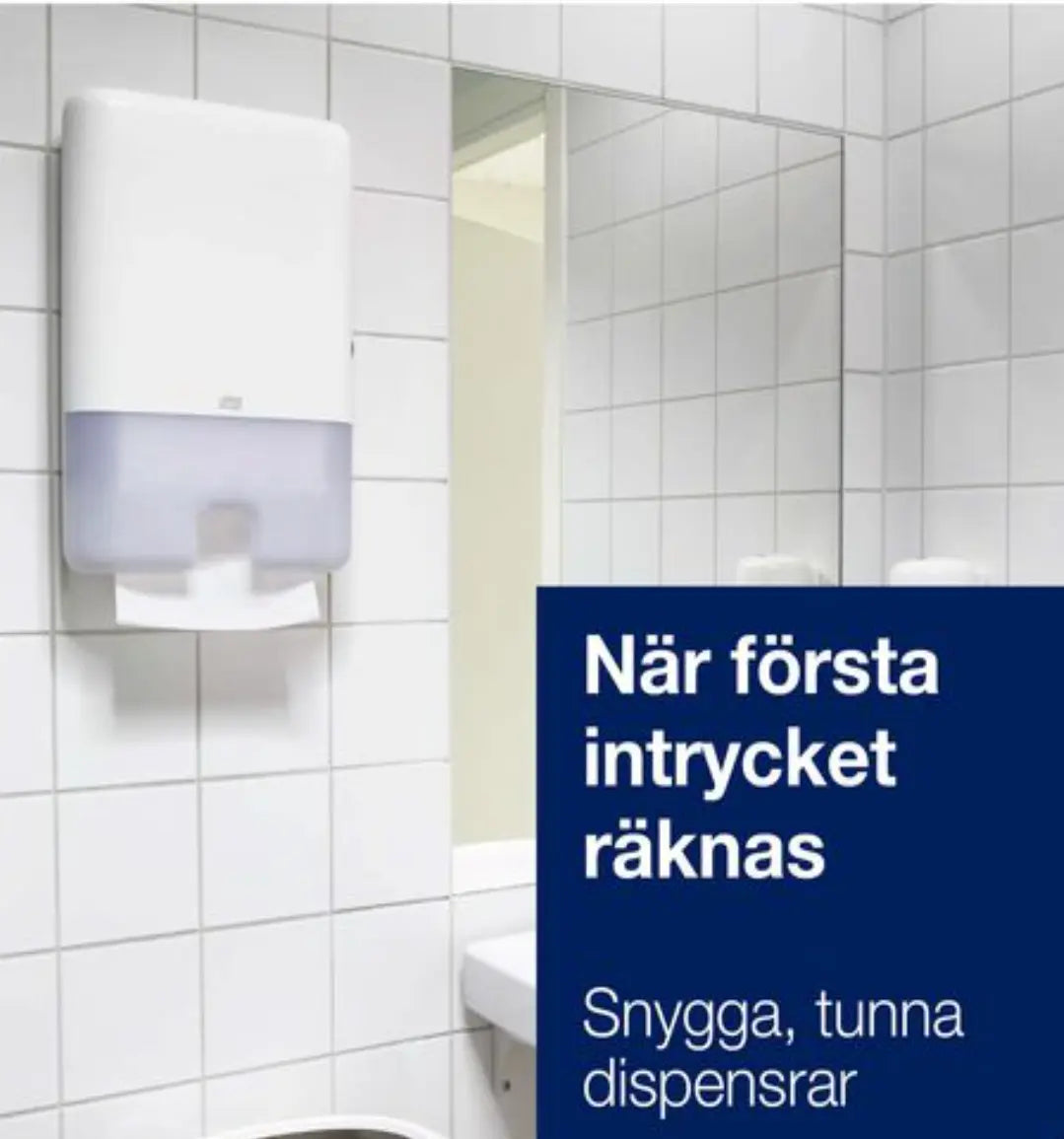 Handduk TORK Uni H2 2-lag vit 3800/fp - Primmeshiper