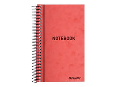 Spiralblock ESSELTE linj 76x127mm röd Primmeshiper