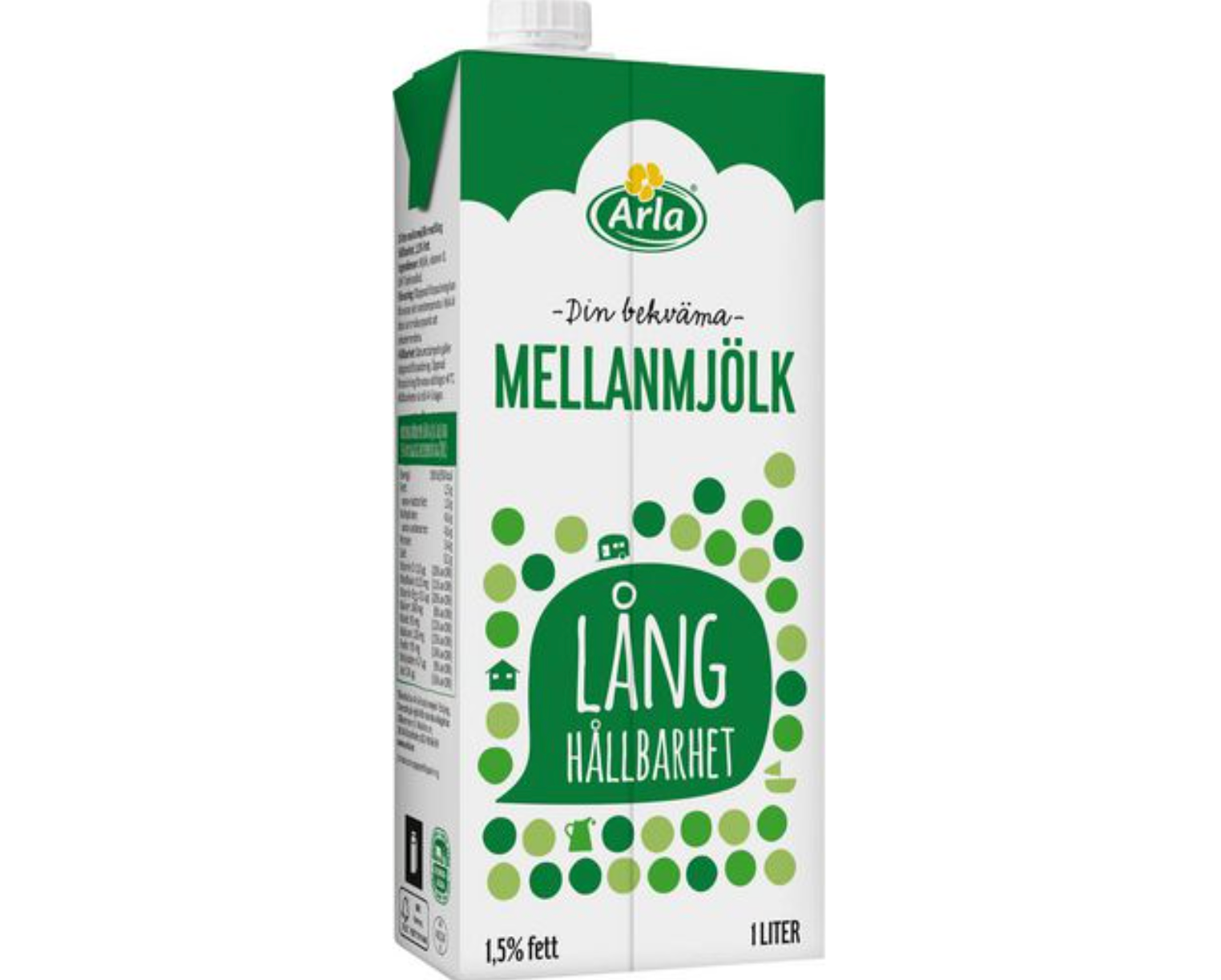 Mjölk ARLA lång hållbarhet 1L/ 10 FP - Primmeshiper
