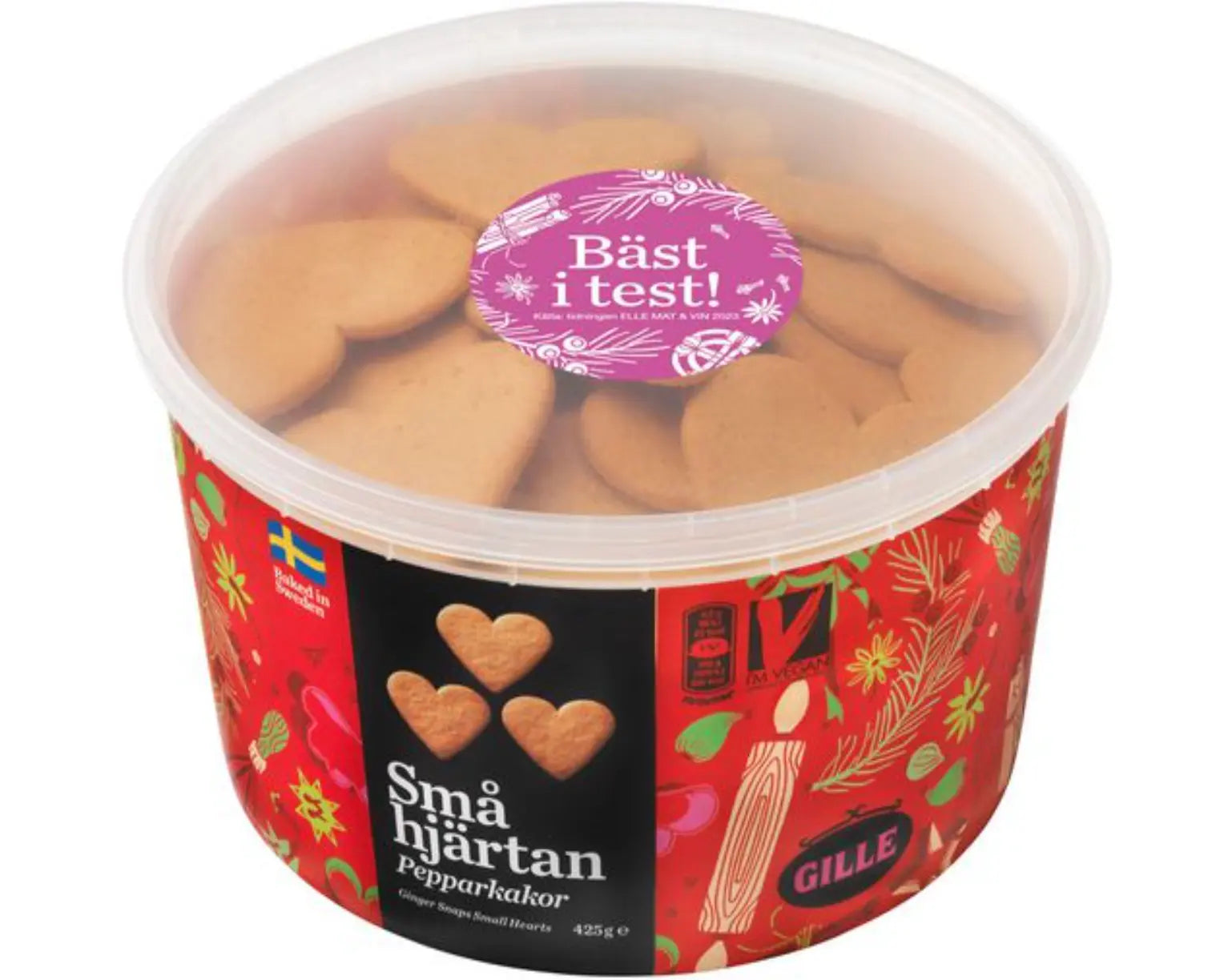 Pepparkakor GILLE Små Hjärtan 425g - Primmeshiper