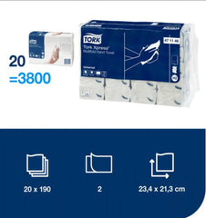 Handduk TORK Uni H2 Xpress 3800/fp - Primmeshiper