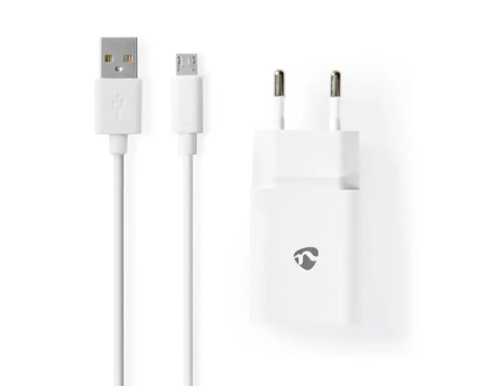Laddare vägg NEDIS 2.1 A Micro-USB vit - Primmeshiper