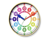 Koncentrationsklocka färgglad 30cm Primmeshiper