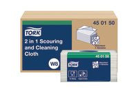 Rengöringsduk TORK 2-i-1 W8 vit 45/fp - Primmeshiper