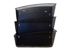 Blankettfack ALBA MESH 3-fack svart - Primmeshiper