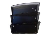 Blankettfack ALBA MESH 3-fack svart - Primmeshiper