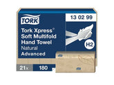 Handduk TORK Adv H2 2-lag natur 3780/fp - Primmeshiper
