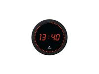 Väggur ALBA LED Ø30cm svart/röd Primmeshiper