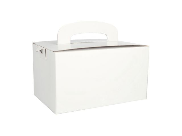 Lunchlåda 125x155x225mm vit 20/fp - Primmeshiper