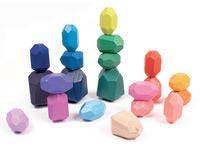 Trästenar olika former färgade 21/fp - Primmeshiper