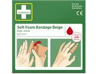 Plåster CEDERROTH SoftFoam 6cmx4,5m beig - Primmeshiper