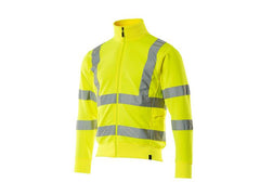 Sweatshirt Med Blixtlås Hi-Vis Gul L - Primmeshiper