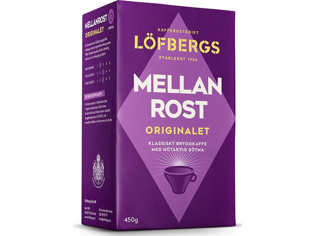 Kaffe LÖFBERGS mellanrost brygg RA 450g - Primmeshiper