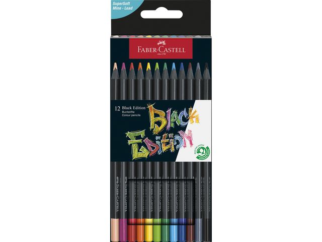 Färgpenna Black Edition 12/fp - Primmeshiper
