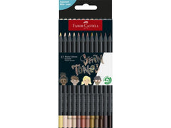 Färgpenna Black Edition Skin tones 12/fp - Primmeshiper