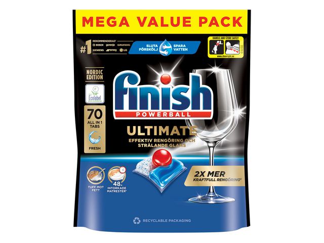 Maskindisk FINISH Ultimate AiO 70/fp - Primmeshiper
