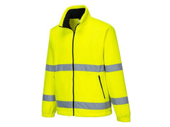 Fleecetröja Hi-vis PW F250 gul S - Primmeshiper