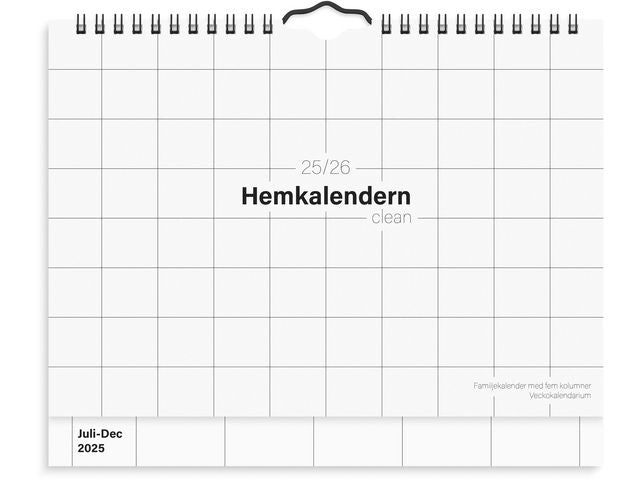Hemkalendern Clean 25/26 - Primmeshiper