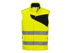 Fleeceväst PW2 Hi-Vis gul S - Primmeshiper