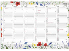 Väggblad Blomster 2026 Primmeshiper