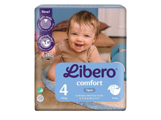 Blöja LIBERO Comfort 4 7-12kg 37/fp - Primmeshiper