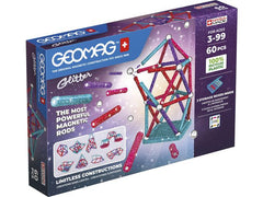 GEOMAG glitter 60 delar Primmeshiper