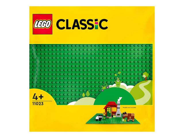 Basplatta LEGO grön Primmeshiper