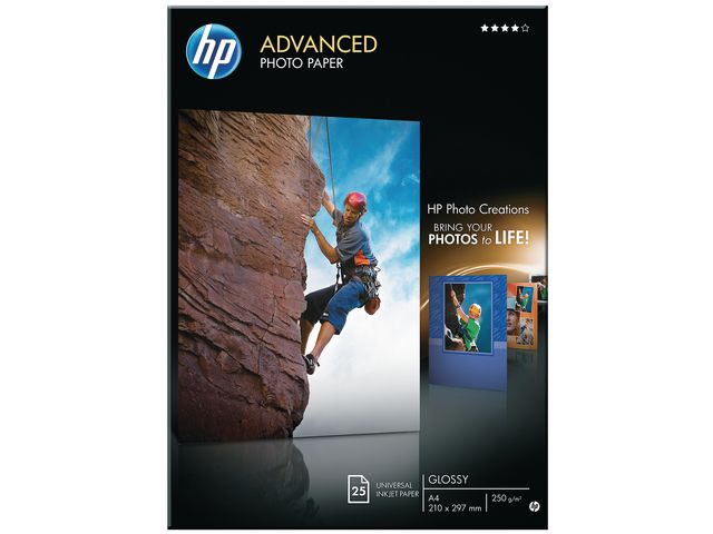 Fotopapper HP Q5456A A4 250g 25/fp - Primmeshiper