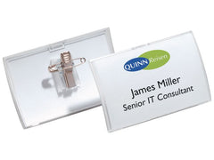 Namnskylt DURABLE 90x54mm 25/fp - Primmeshiper