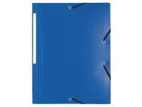 Gummibandsmapp EXACOMPTA 3-kl PP A4 blå - Primmeshiper