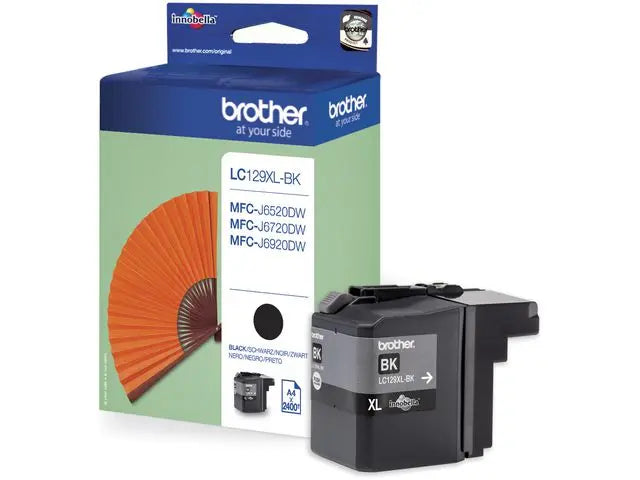 Bläckpatron BROTHER LC129XLBK svart Primmeshiper