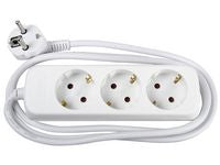 Grenuttag jordat 3-väg 3m kabel petsk. - Primmeshiper