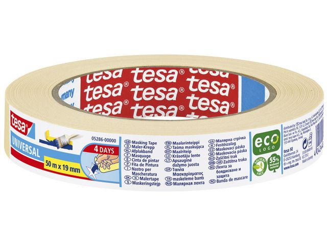 Maskeringstejp TESA Eco 19mmx50m - Primmeshiper