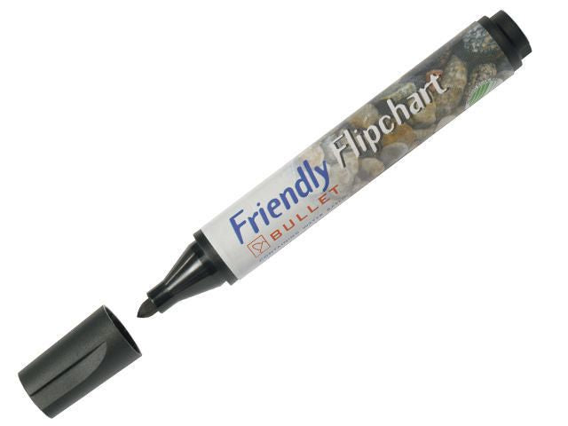 Blädderblockspenna FRIENDLY rund svart - Primmeshiper