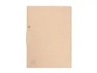 Klämmapp A4 m. plast clips transp. vit - Primmeshiper