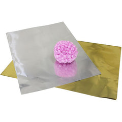 Metallkartong 50x35cm silver 5/fp