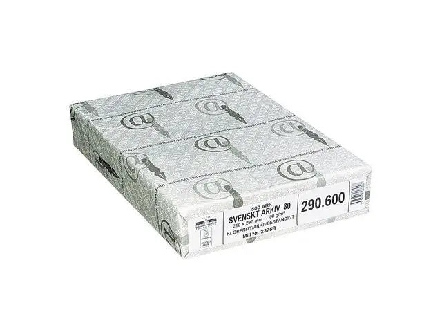 Arkivpapper Sv. Arkiv A4 100g oh 500/fp - Primmeshiper