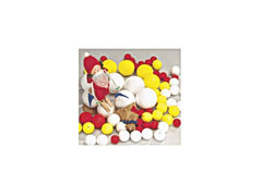 Papperskulor 12mm vit 200/fp - Primmeshiper