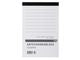 Anteckningsblock A6 100 blad perf linj - Primmeshiper