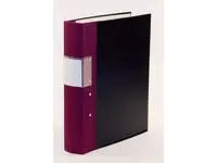 Kontorspärm neutral A4 60mm vinröd - Primmeshiper