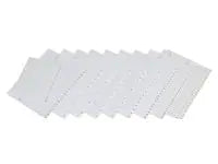 Plastregister PP A4+ 1-12 vit Primmeshiper